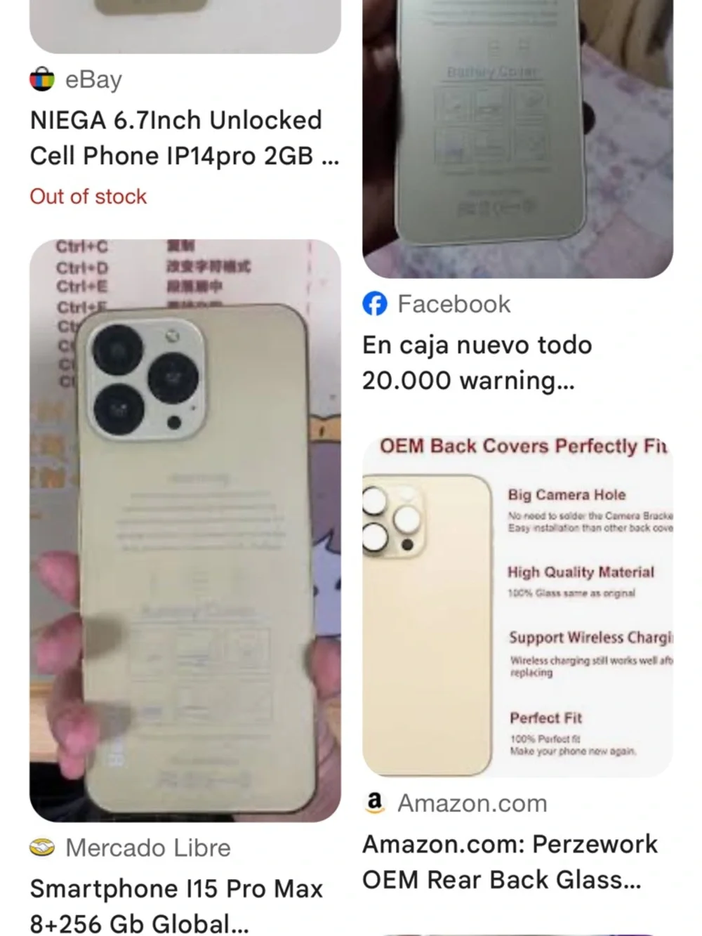 Smartphone Rear Back Glass Replacement -